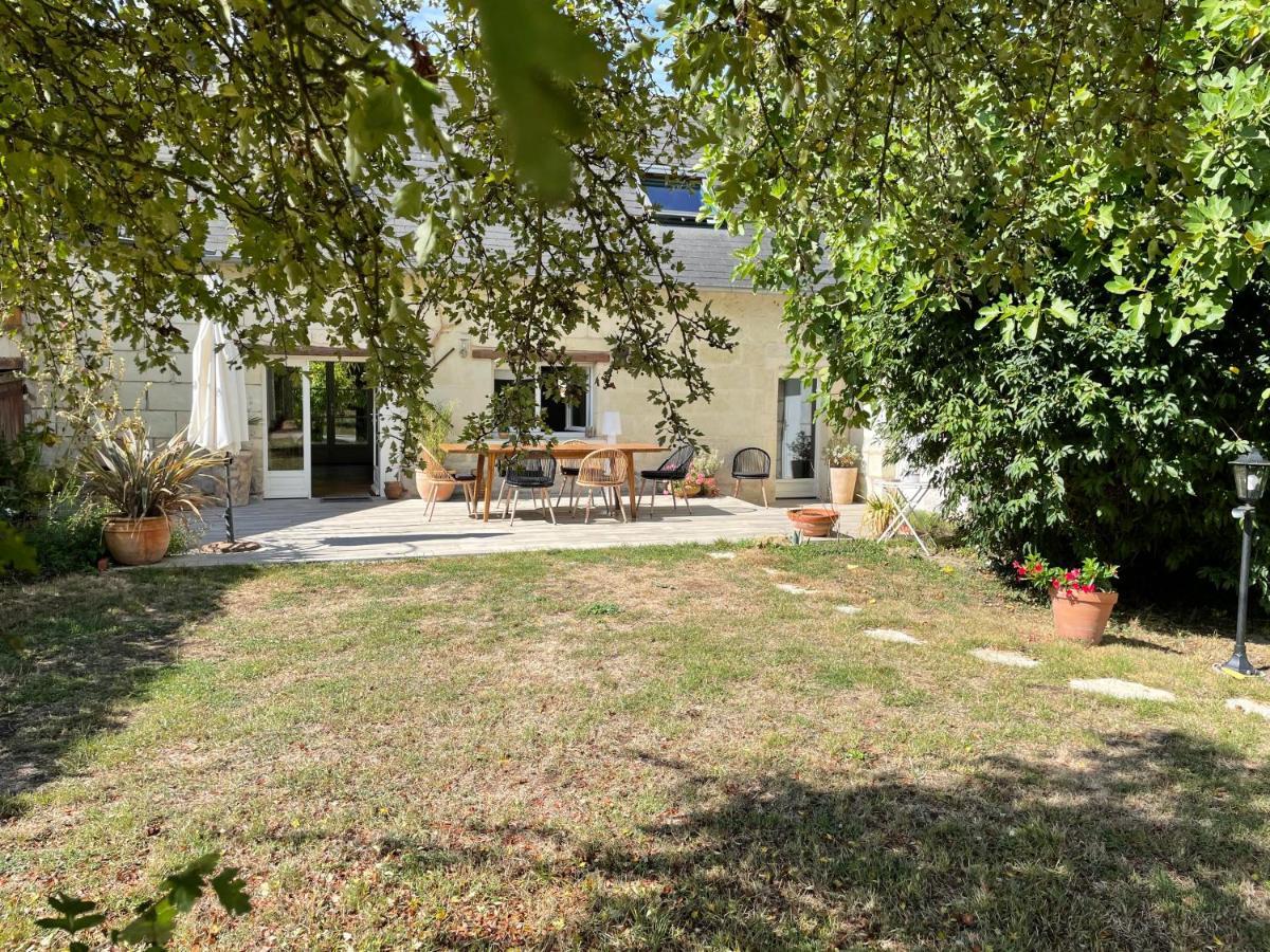 Chambres D Hotes Avec Piscine Et Spa La Foliere Saumur Villebernier ภายนอก รูปภาพ