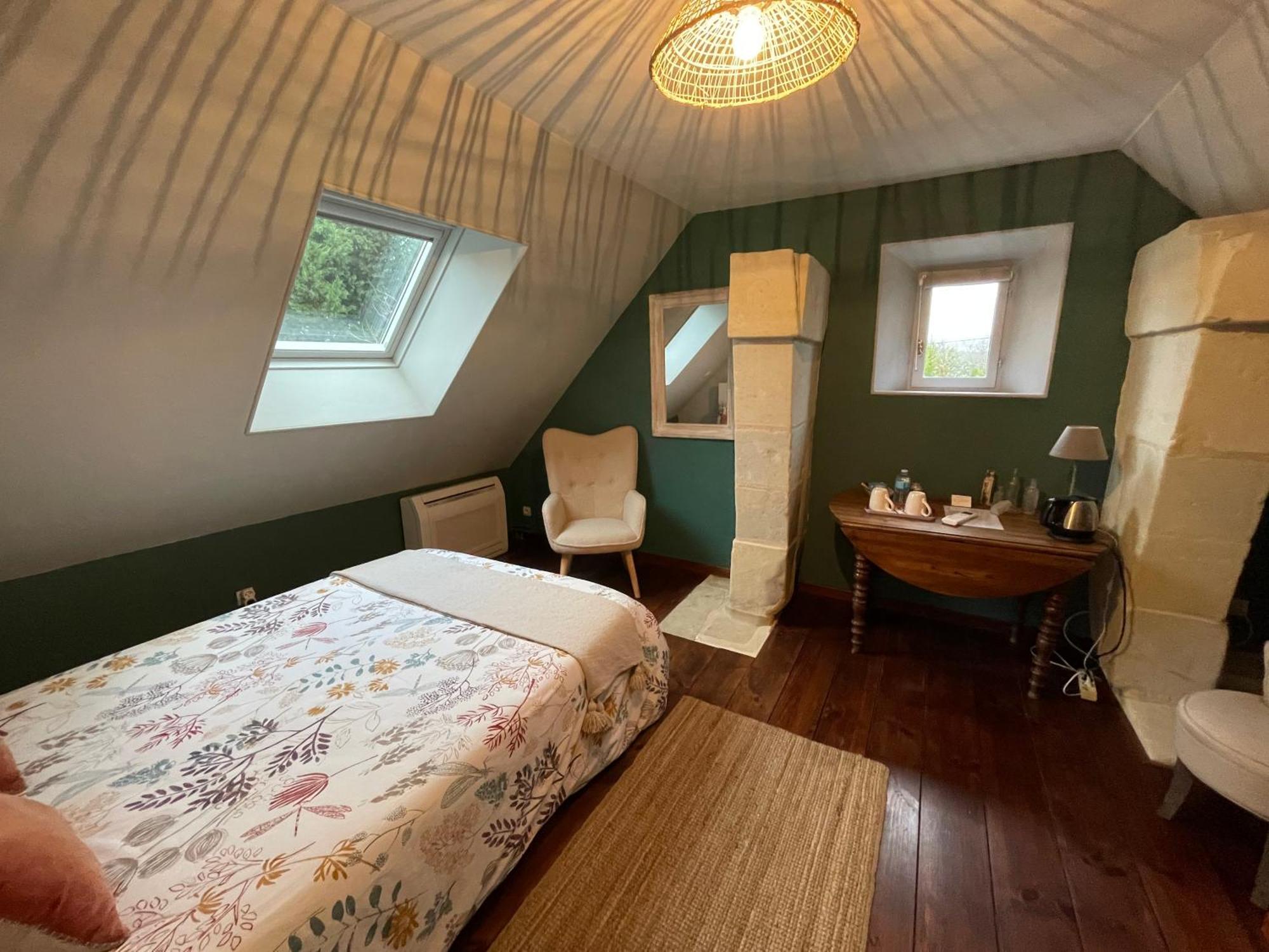 Chambres D Hotes Avec Piscine Et Spa La Foliere Saumur Villebernier ภายนอก รูปภาพ
