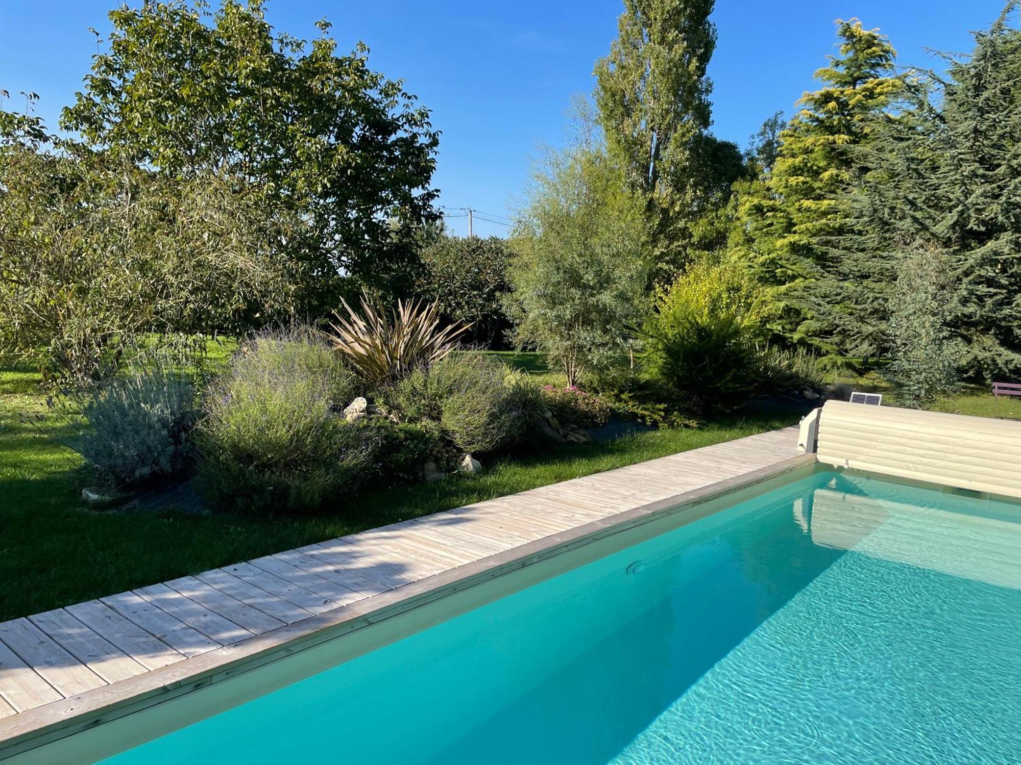 Chambres D Hotes Avec Piscine Et Spa La Foliere Saumur Villebernier ภายนอก รูปภาพ