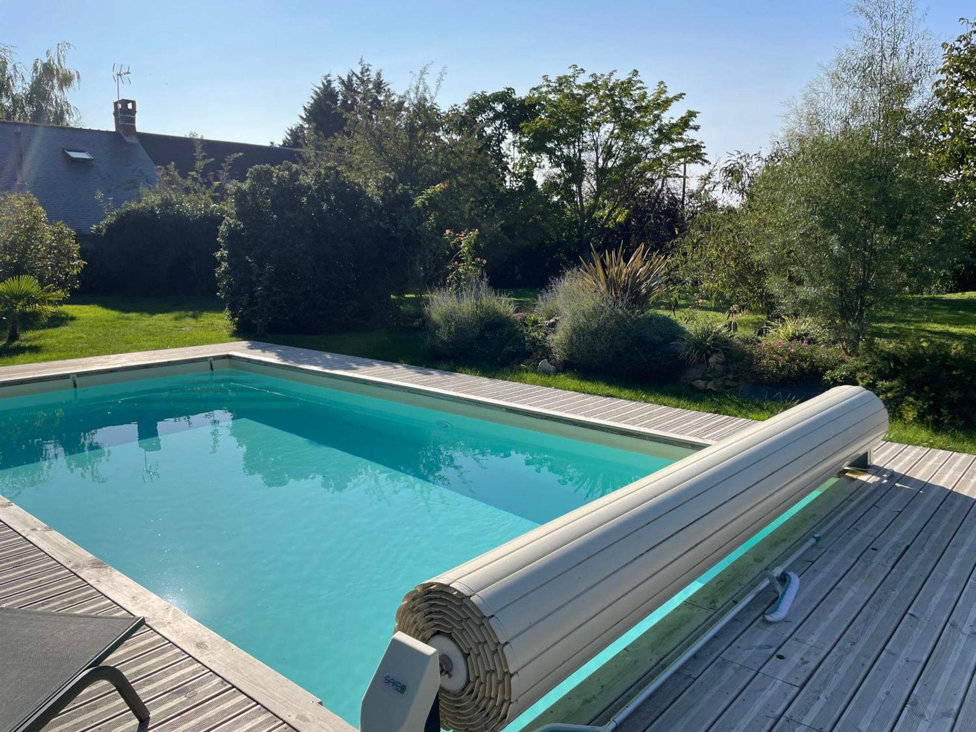 Chambres D Hotes Avec Piscine Et Spa La Foliere Saumur Villebernier ภายนอก รูปภาพ