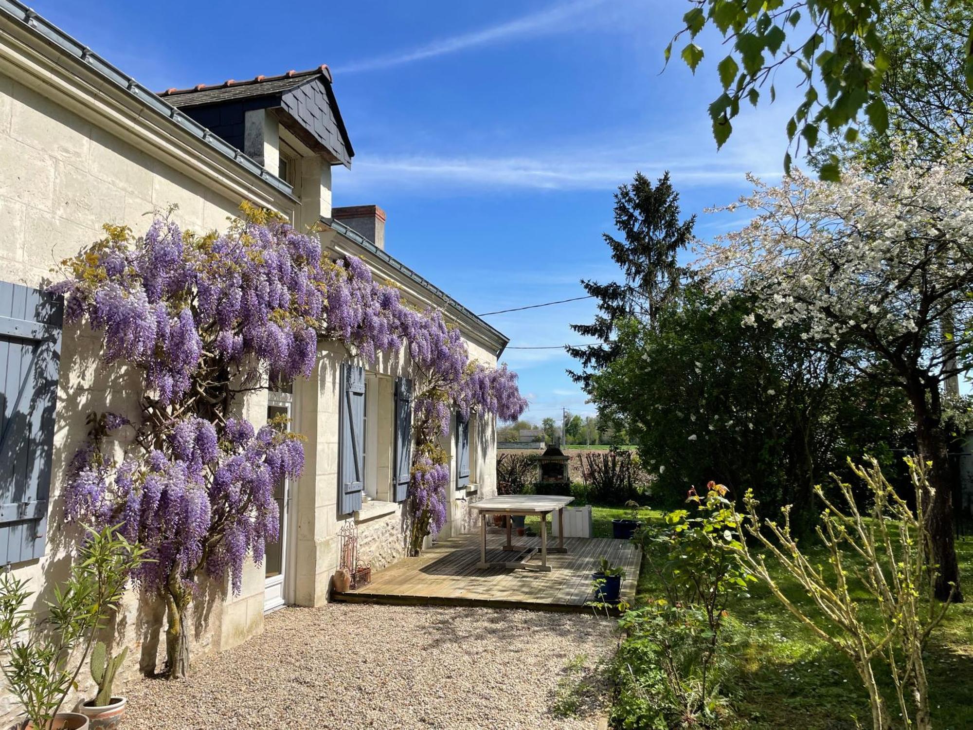 Chambres D Hotes Avec Piscine Et Spa La Foliere Saumur Villebernier ภายนอก รูปภาพ